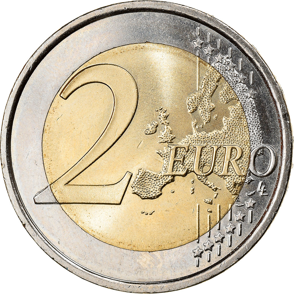 Spain, 2 Euro, 2015, Felipe VI, MS(63), Bi-Metallic, KM:1328