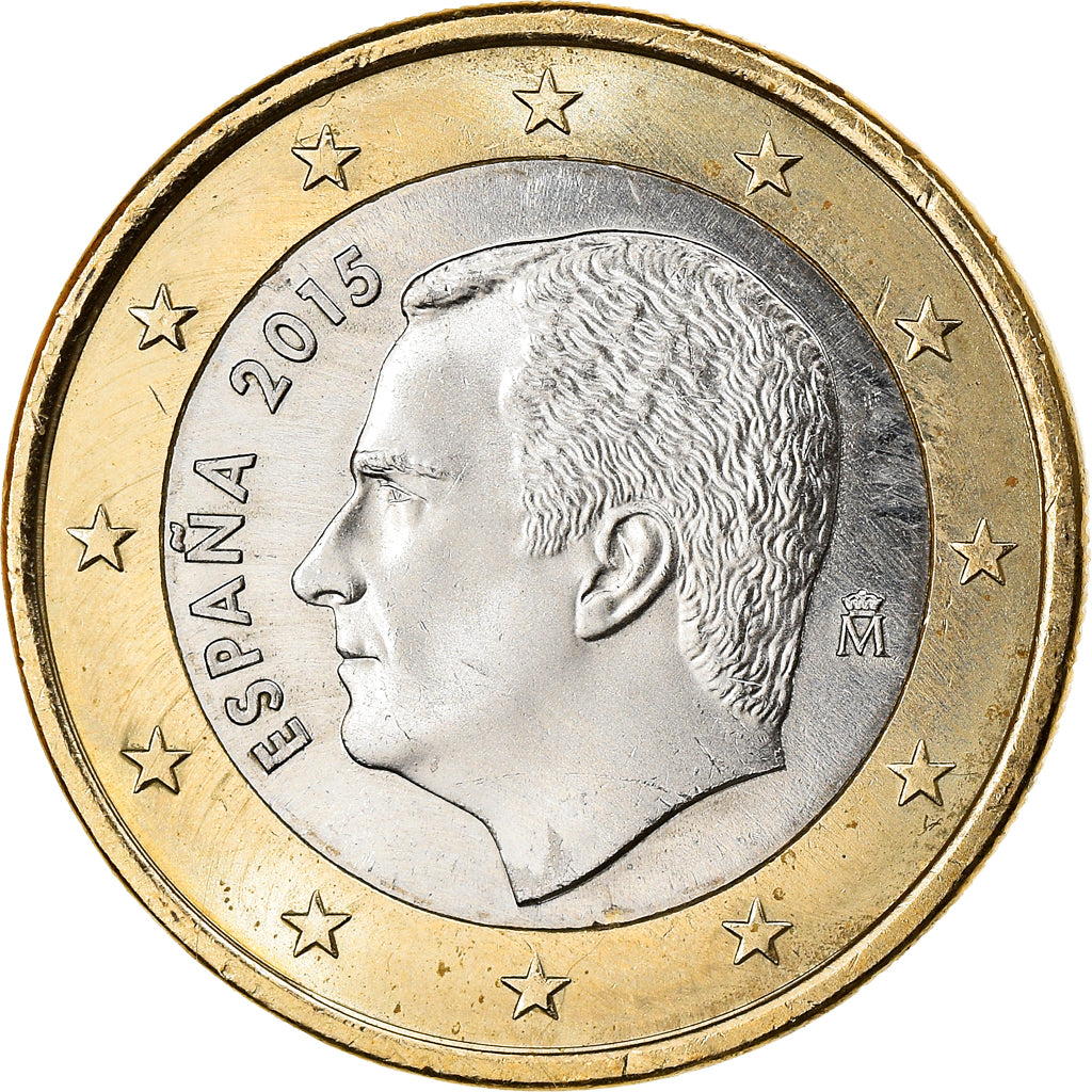 Spain, Euro, 2015, Felipe VI, MS(63), Bi-Metallic, KM:New