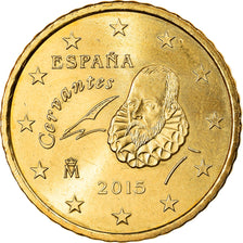 Spain, 50 Euro Cent, 2015, MS(63), Brass, KM:New
