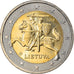 Lithuania, 2 Euro, 2015, MS(63), Bi-Metallic, KM:New