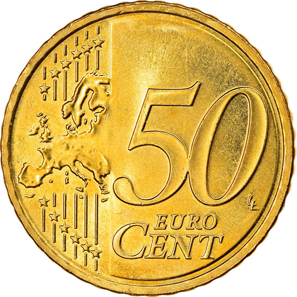 Lithuania, 50 Euro Cent, 2015, MS(63), Brass, KM:New