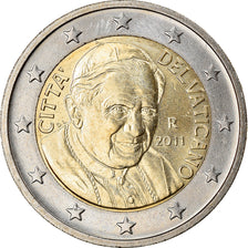 VATICAN CITY, 2 Euro, 2011, Rome, MS(63), Bi-Metallic, KM:389