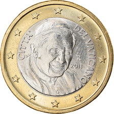 VATICAN CITY, Euro, 2011, Rome, MS(63), Bi-Metallic, KM:388