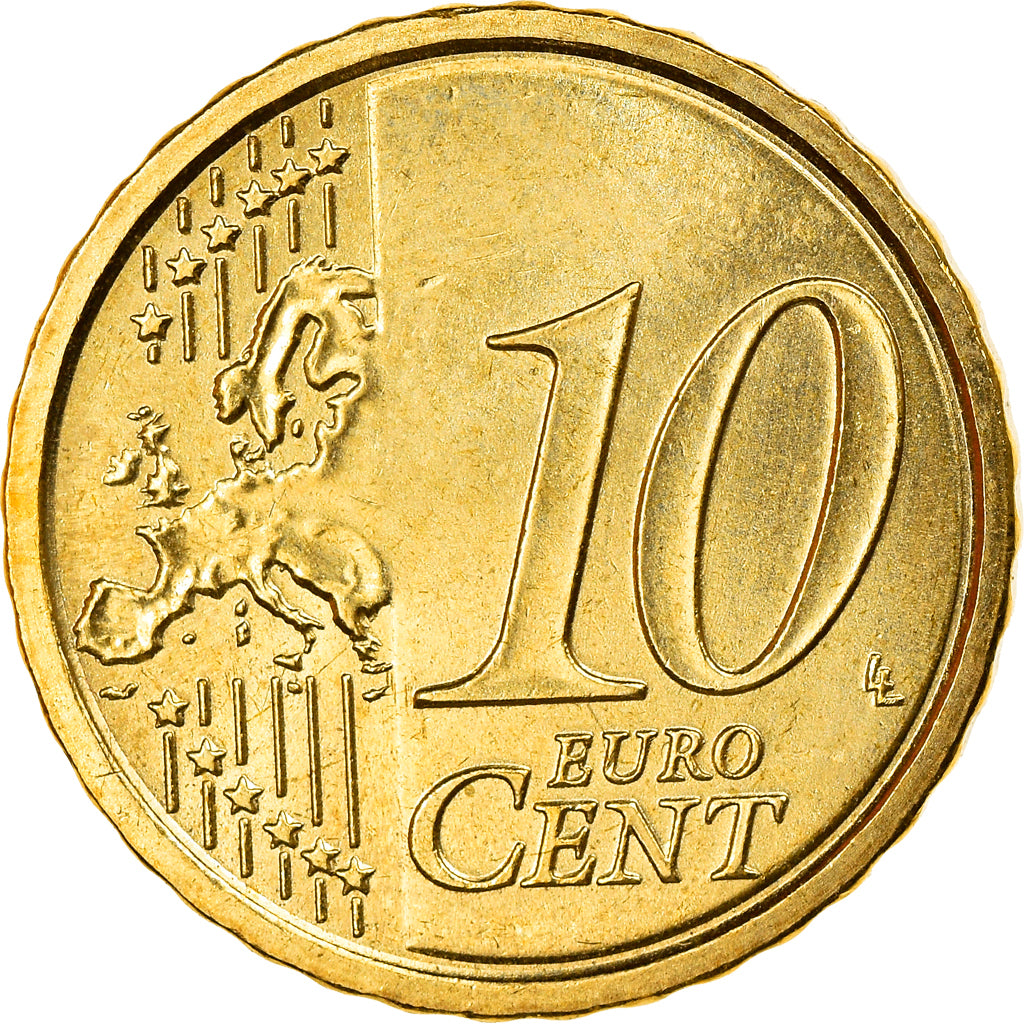 CITTÀ DEL VATICANO, 10 Euro Cent, 2011, Rome, SPL, Ottone, KM:385