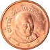 VATICAN CITY, Euro Cent, 2011, Rome, MS(63), Copper Plated Steel, KM:375