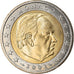 Monaco, 2 Euro, 2001, Paris, TTB+, Bi-Metallic, Gadoury:MC179, KM:174
