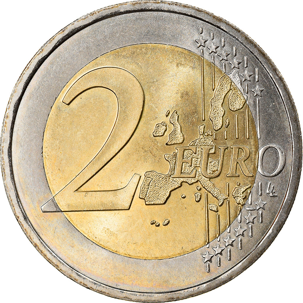 Monaco, 2 Euro, 2001, Paris, TTB+, Bi-Metallic, Gadoury:MC179, KM:174