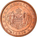 Monaco, Euro Cent, 2001, Paris, EF(40-45), Copper Plated Steel, Gadoury:MC172