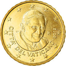 VATICAN CITY, 10 Euro Cent, 2012, Rome, MS(63), Brass, KM:385