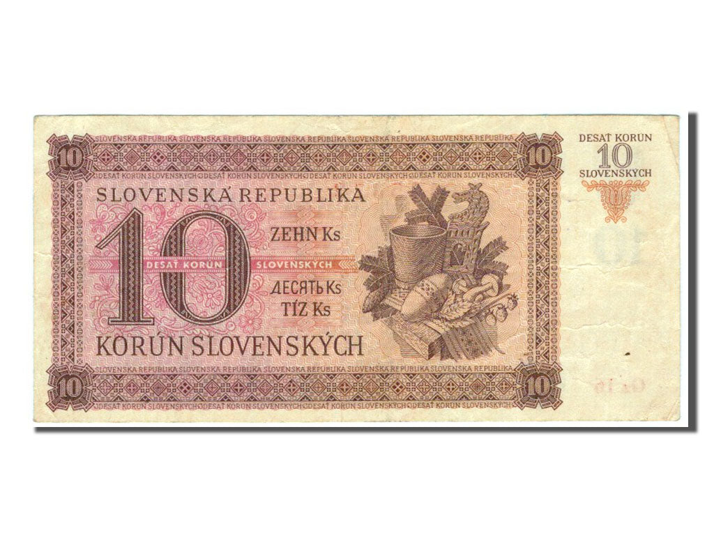 Slovacchia, 10 Korun, 1943, BB