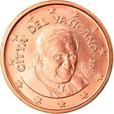 VATICAN CITY, Euro Cent, 2012, Rome, MS(63), Copper Plated Steel, KM:375