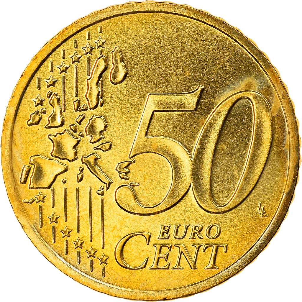 GERMANIA - REPUBBLICA FEDERALE, 50 Euro Cent, 2003, Berlin, SPL, Ottone, KM:212