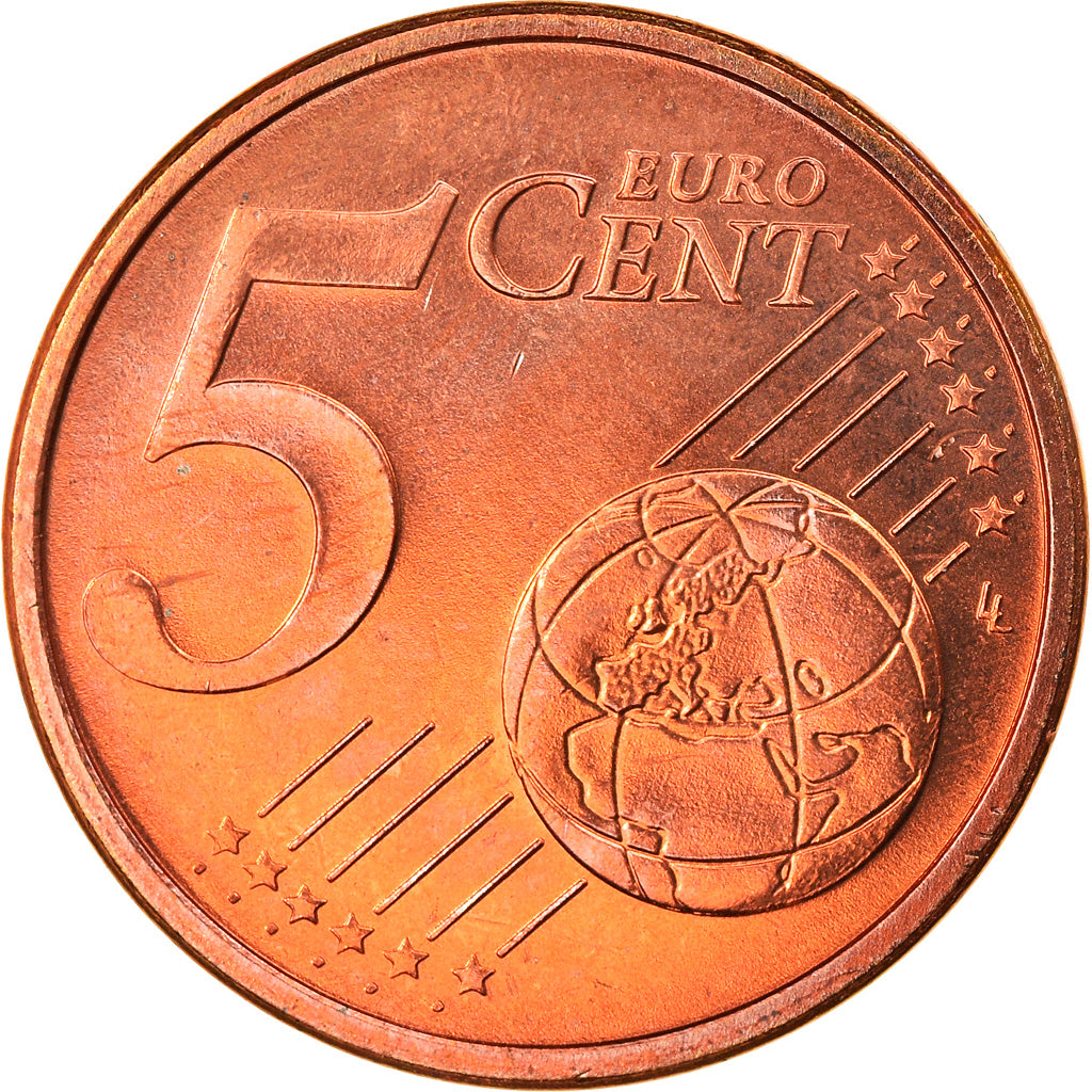 GERMANIA - REPUBBLICA FEDERALE, 5 Euro Cent, 2003, Stuttgart, SPL, Acciaio