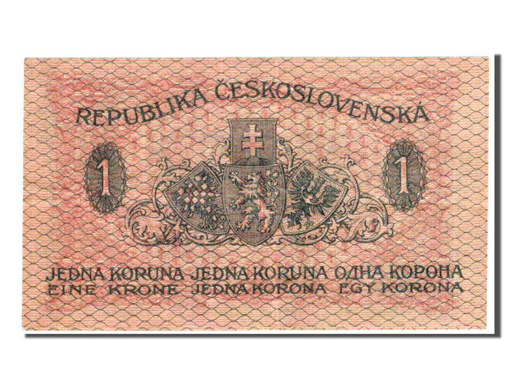 Cecoslovacchia, 1 Koruna, 1919, BB