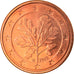 GERMANY - FEDERAL REPUBLIC, 5 Euro Cent, 2003, Karlsruhe, MS(63), Copper Plated