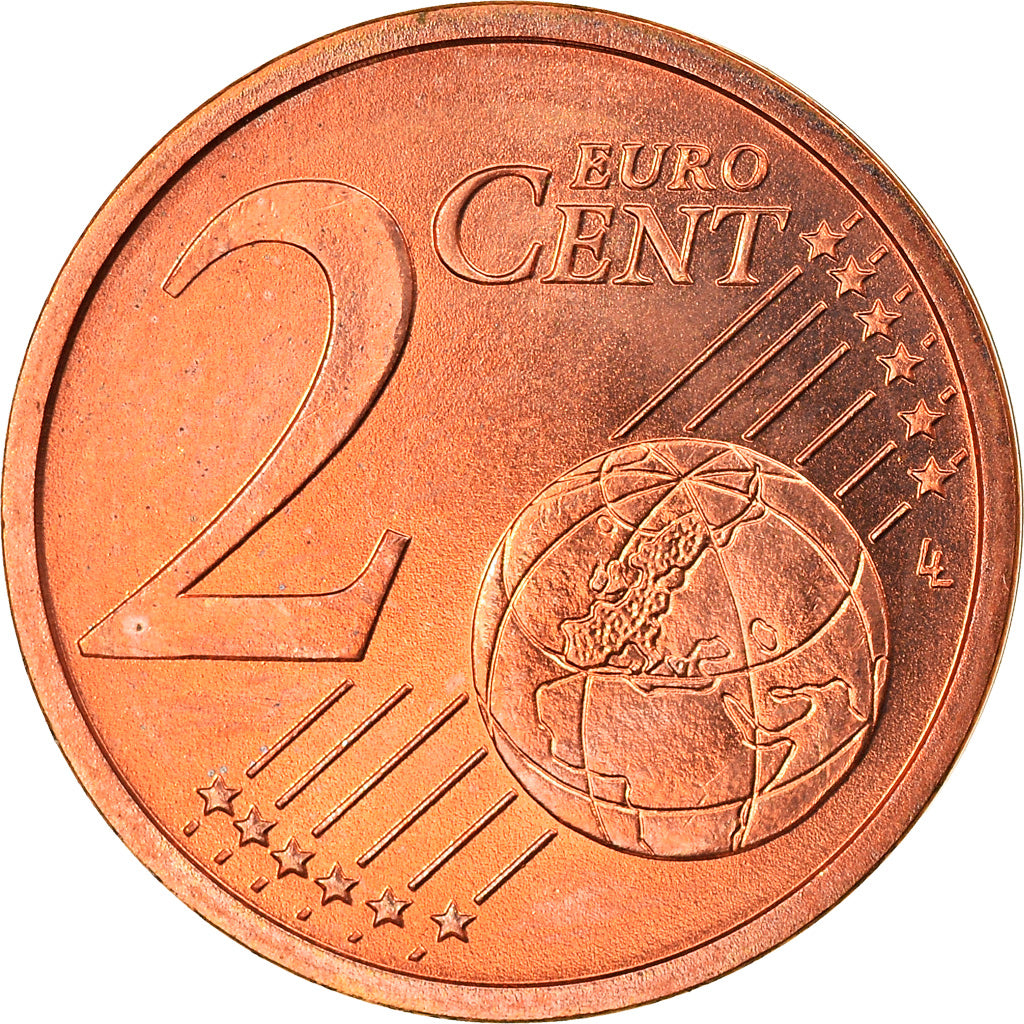 Niemcy - RFN, 2 Euro Cent, 2003, Hambourg, MS(63), Miedź platerowana stalą