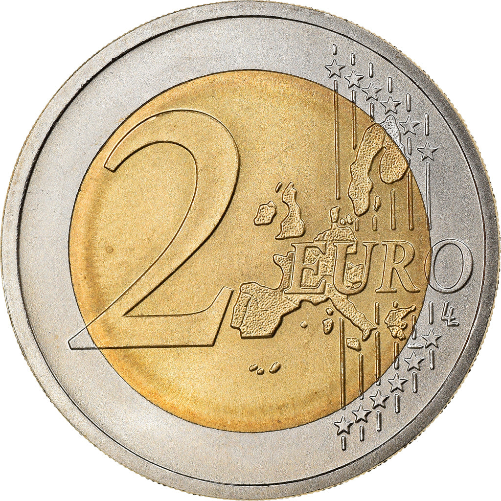 GERMANY - FEDERAL REPUBLIC, 2 Euro, 2004, Berlin, AU(50-53), Bi-Metallic, KM:214