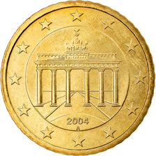 GERMANY - FEDERAL REPUBLIC, 50 Euro Cent, 2004, Berlin, AU(50-53), Brass, KM:212