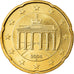 République fédérale allemande, 20 Euro Cent, 2004, Berlin, TTB+, Laiton