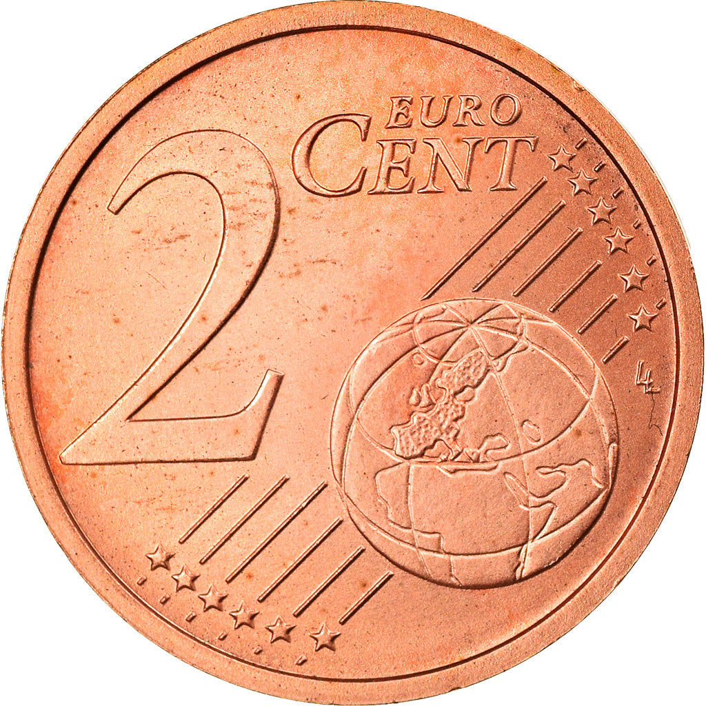 ALEMANHA - REPÚBLICA FEDERAL, 2 Euro Cent, 2004, Berlin, AU(50-53), Aço