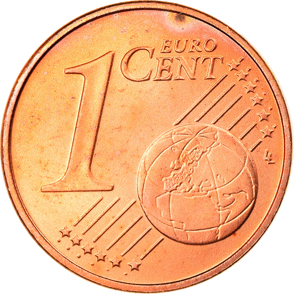 ALEMANHA - REPÚBLICA FEDERAL, Euro Cent, 2004, Berlin, AU(50-53), Aço Cromado