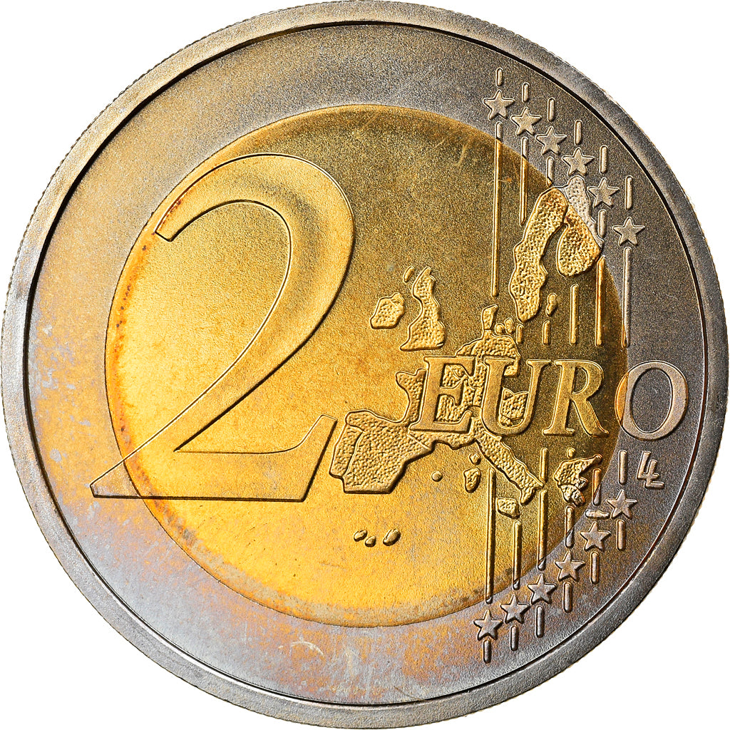 GERMANY - FEDERAL REPUBLIC, 2 Euro, 2004, Munich, MS(63), Bi-Metallic, KM:214