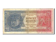 Cecoslovacchia, 20 Korun, 1926, MB