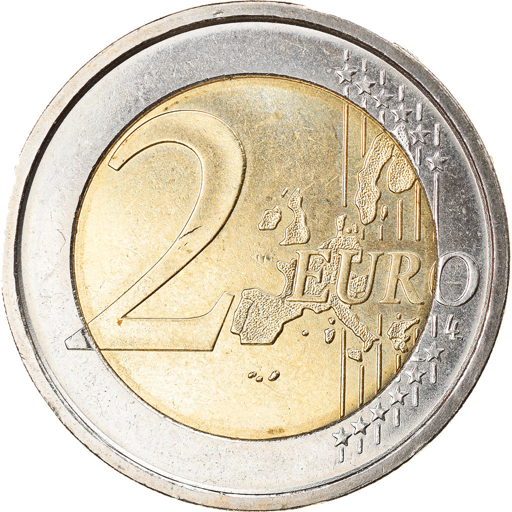 VATICAN CITY, 2 Euro, 2004, Rome, Jean Paul II, AU(55-58), Bi-Metallic, KM:348