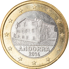 Andorra, 1 Euro, 2014, AU(50-53), Bi-Metallic, KM:New
