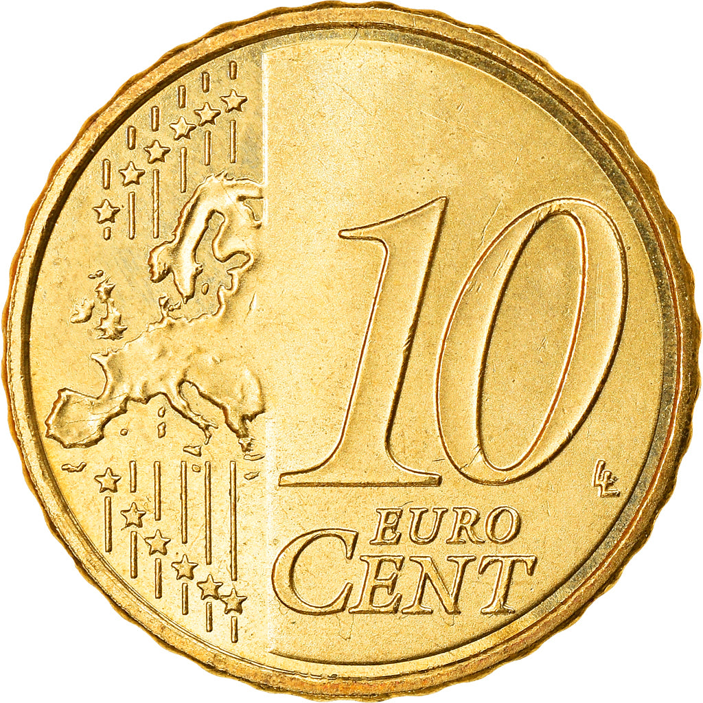 Andorra, 10 Euro Cent, 2014, MS(63), Brass, KM:523