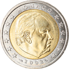 Monaco, 2 Euro, 2002, Paris, MS(63), Bi-Metallic, KM:174