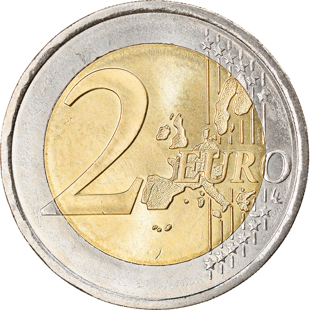 Monaco, 2 Euro, 2002, Paris, MS(63), Bi-Metallic, KM:174