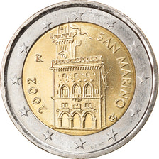 San Marino, 2 Euro, 2002, MS(63), Bi-Metallic, KM:447