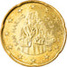 San Marino, 20 Euro Cent, 2002, Rome, MS(63), Brass, KM:444
