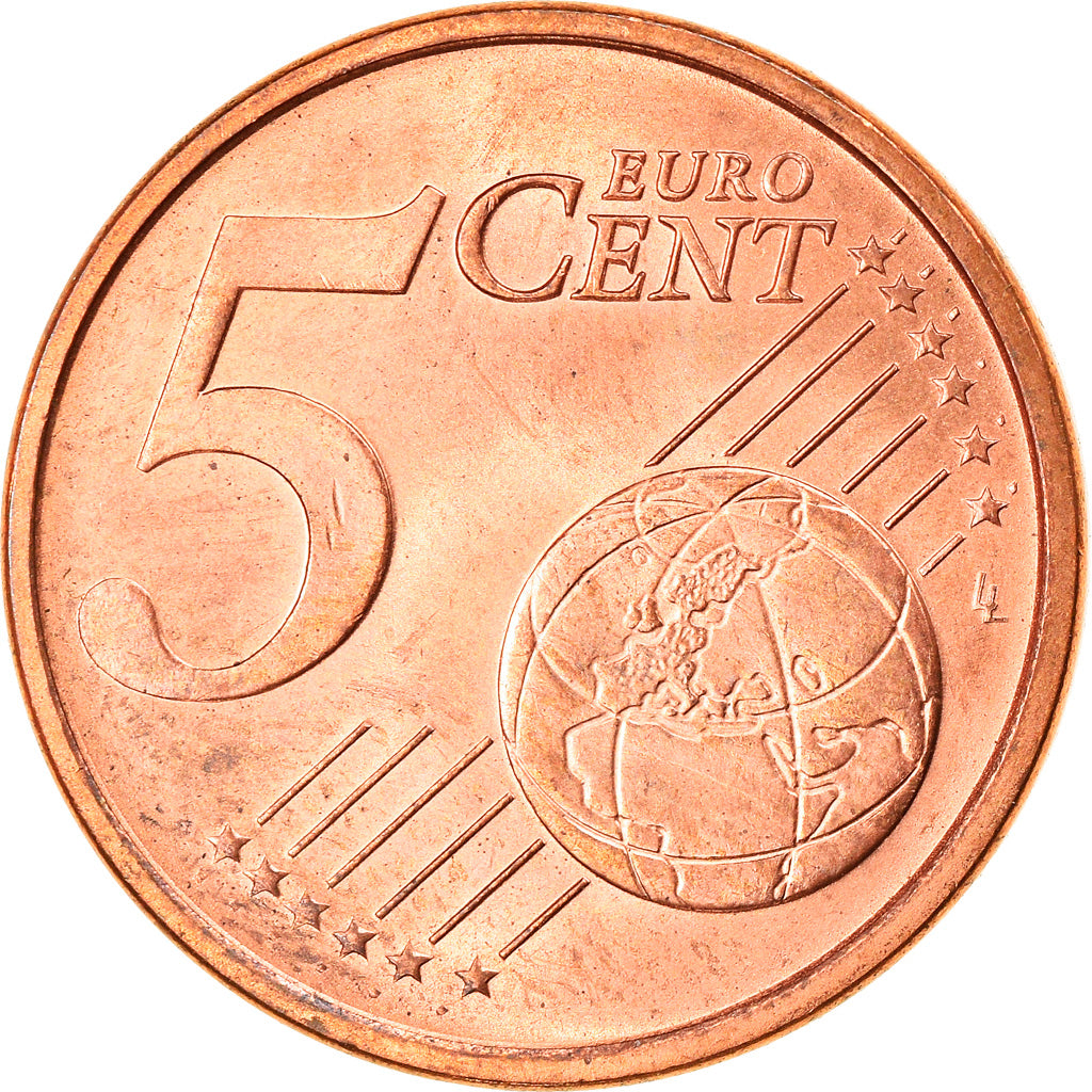 San Marino, 5 Euro Cent, 2002, Rome, MS(63), Copper Plated Steel, KM:442
