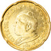 VATICAN CITY, 20 Euro Cent, 2003, Rome, MS(63), Brass, KM:345
