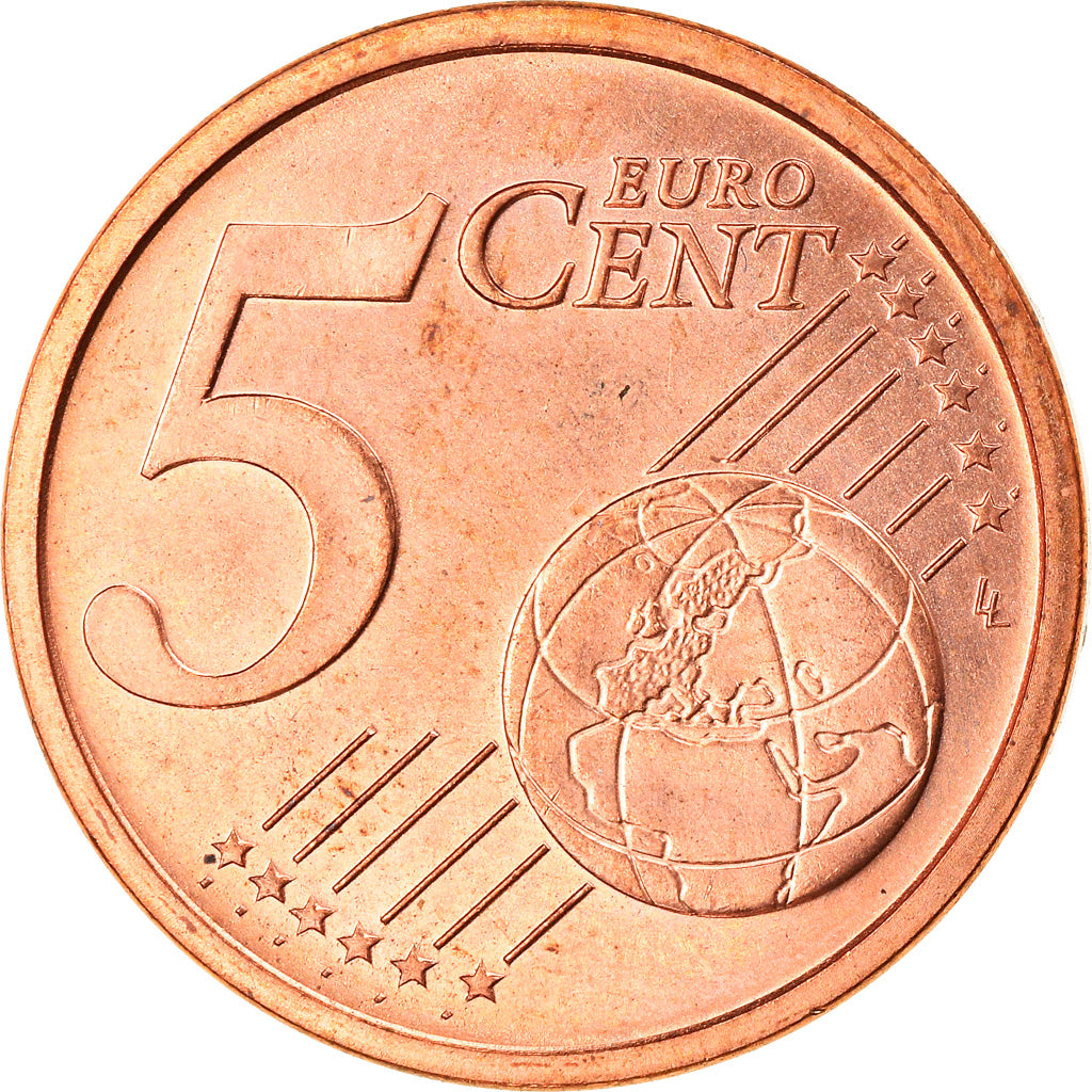 CITTÀ DEL VATICANO, 5 Euro Cent, 2003, Rome, SPL, Acciaio placcato rame, KM:343