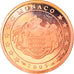 Monaco, 5 Euro Cent, 2005, Paris, BE, MS(65-70), Copper Plated Steel, Gadoury:MC