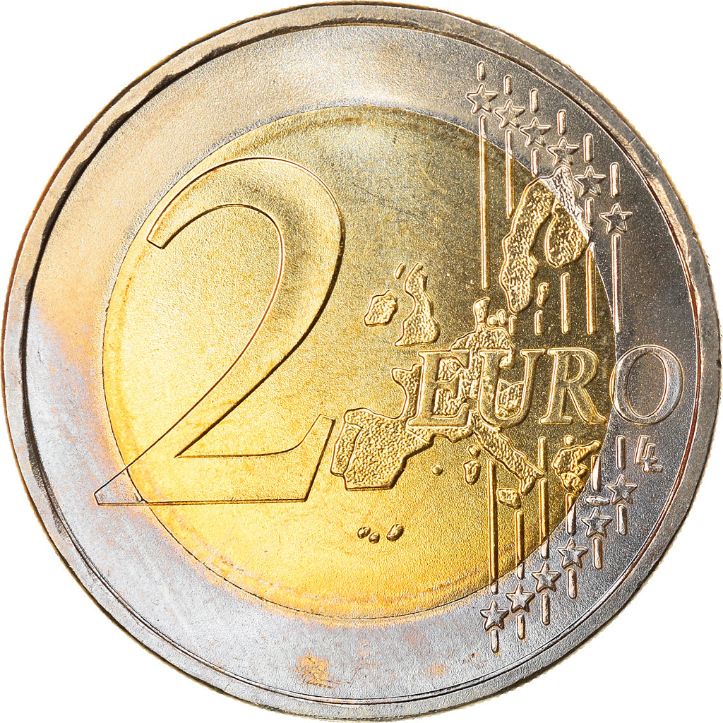 GERMANY - FEDERAL REPUBLIC, 2 Euro, 2004, Hambourg, MS(63), Bi-Metallic, KM:214