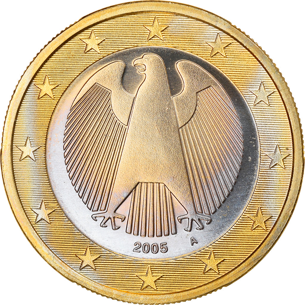 GERMANY - FEDERAL REPUBLIC, Euro, 2005, Berlin, MS(63), Bi-Metallic, KM:213