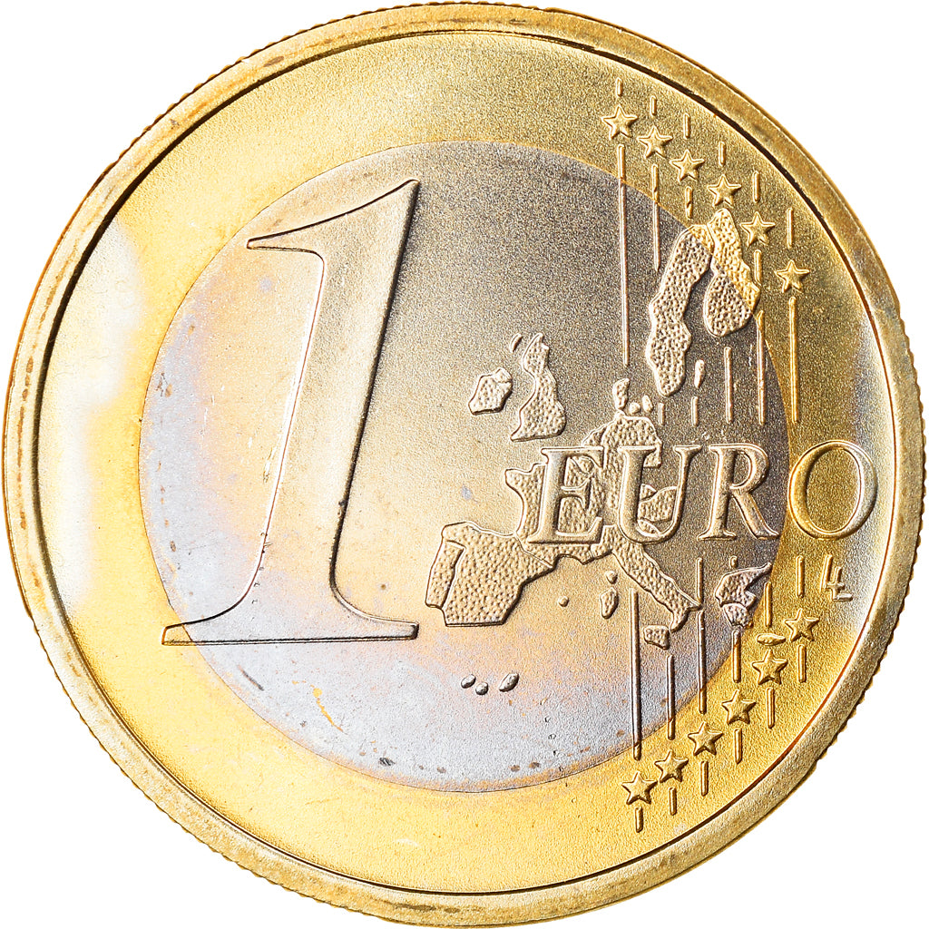 GERMANY - FEDERAL REPUBLIC, Euro, 2005, Munich, MS(63), Bi-Metallic, KM:213