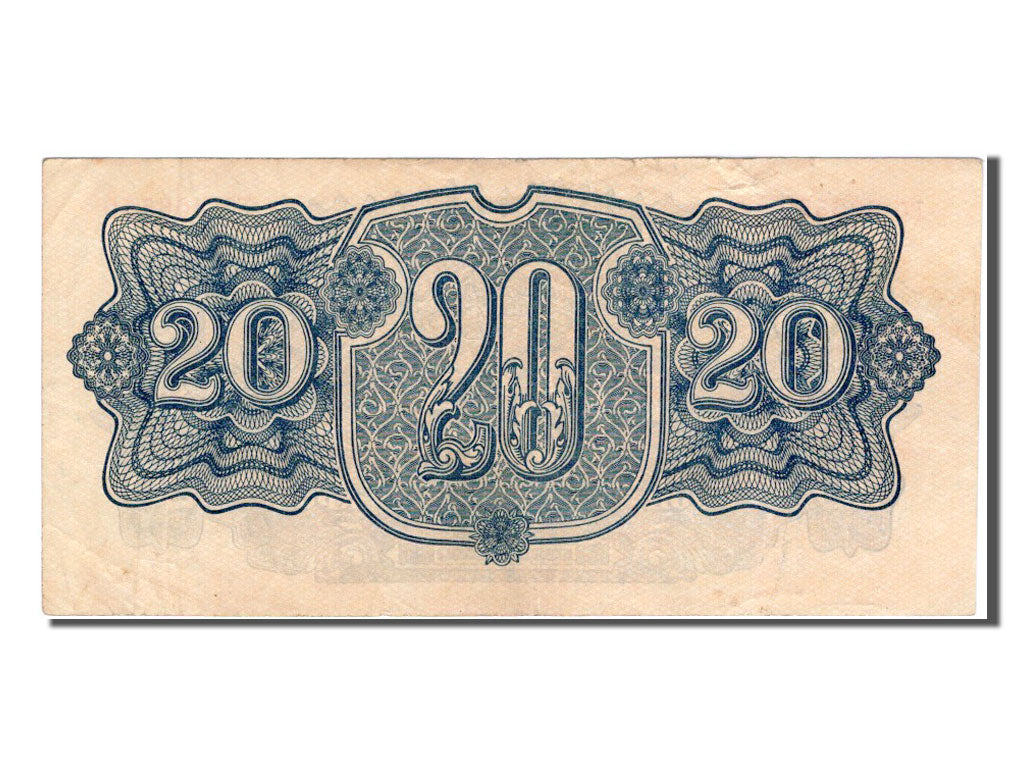 Czechoslovakia, 20 Korun, 1944, KM #47a, EF(40-45), EO
