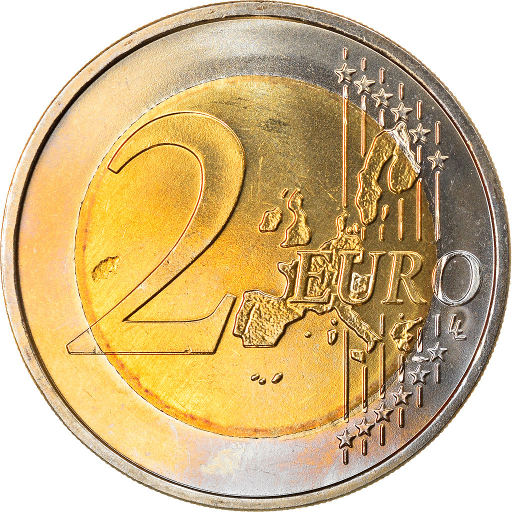 GERMANY - FEDERAL REPUBLIC, 2 Euro, 2005, Stuttgart, MS(63), Bi-Metallic, KM:214