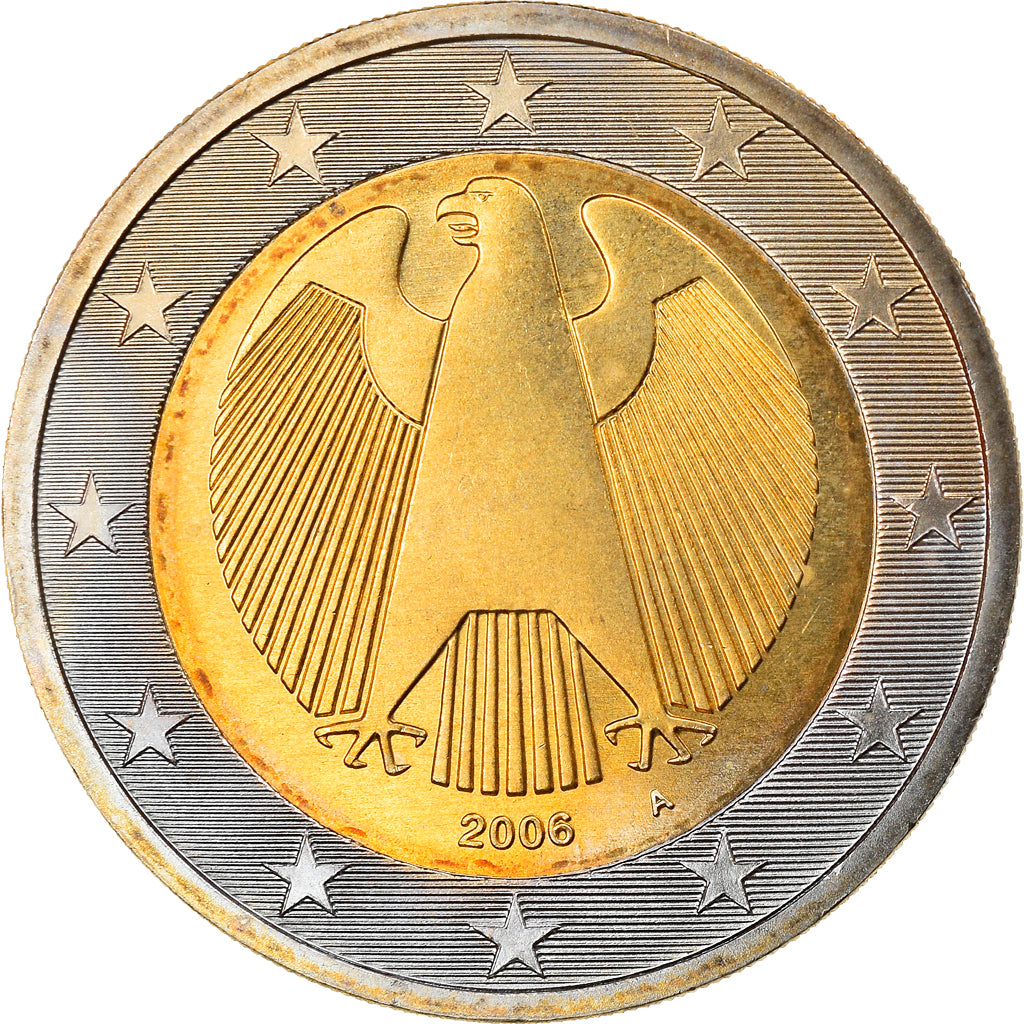 GERMANY - FEDERAL REPUBLIC, 2 Euro, 2006, Berlin, MS(63), Bi-Metallic, KM:214