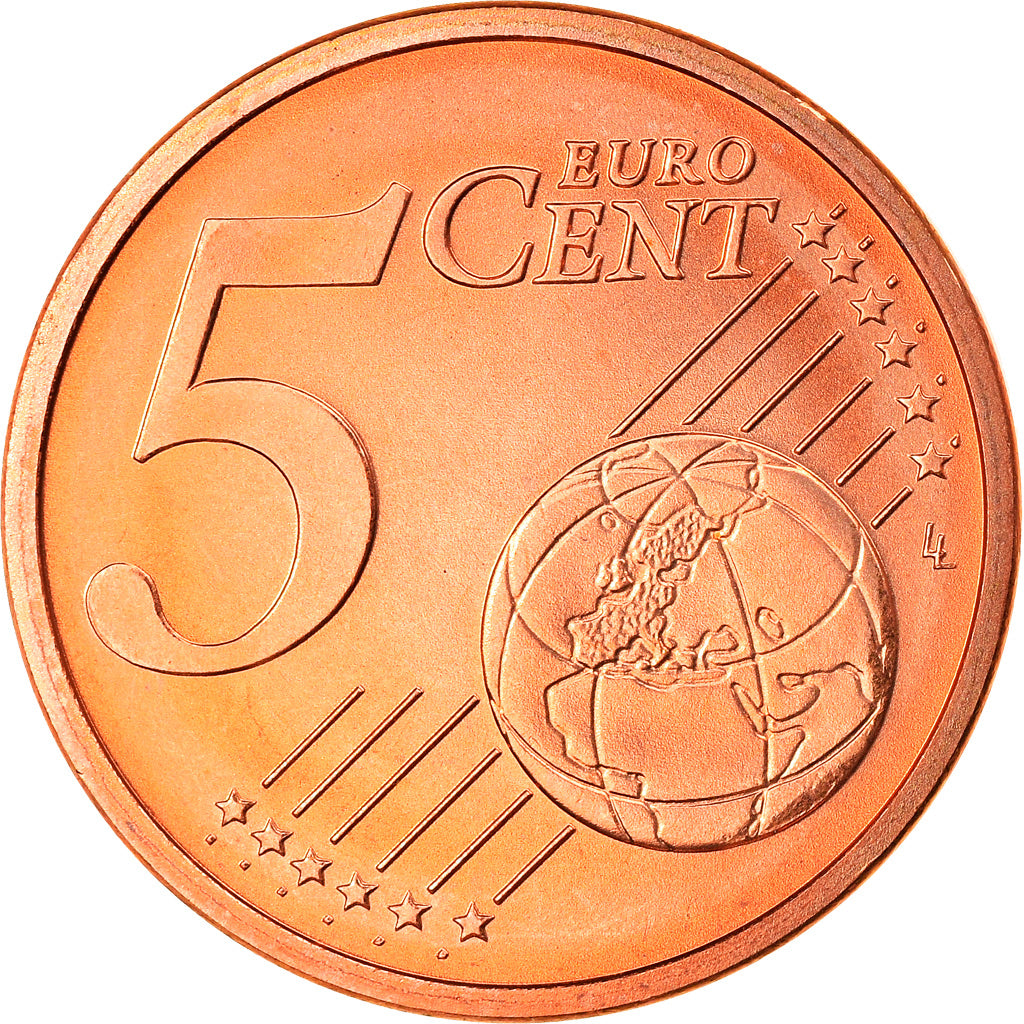 ALEMANHA - REPÚBLICA FEDERAL, 5 Euro Cent, 2006, Munich, MS(63), Aço Cromado a