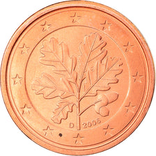 GERMANY - FEDERAL REPUBLIC, 2 Euro Cent, 2006, Munich, MS(63), Copper Plated