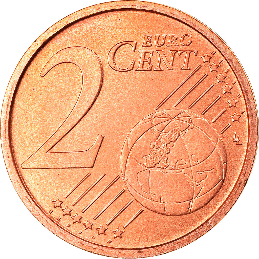 GERMANY - FEDERAL REPUBLIC, 2 Euro Cent, 2006, Munich, MS(63), Copper Plated
