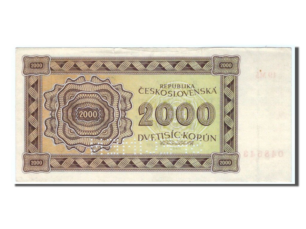 Cecoslovacchia, 2000 Korun, 1945, SPL-
