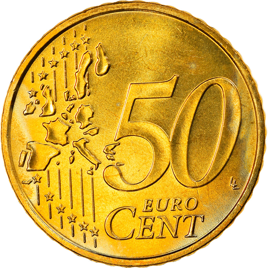 GERMANIA - REPUBBLICA FEDERALE, 50 Euro Cent, 2006, Stuttgart, SPL, Ottone