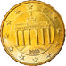 GERMANY - FEDERAL REPUBLIC, 10 Euro Cent, 2006, Stuttgart, MS(63), Brass, KM:210